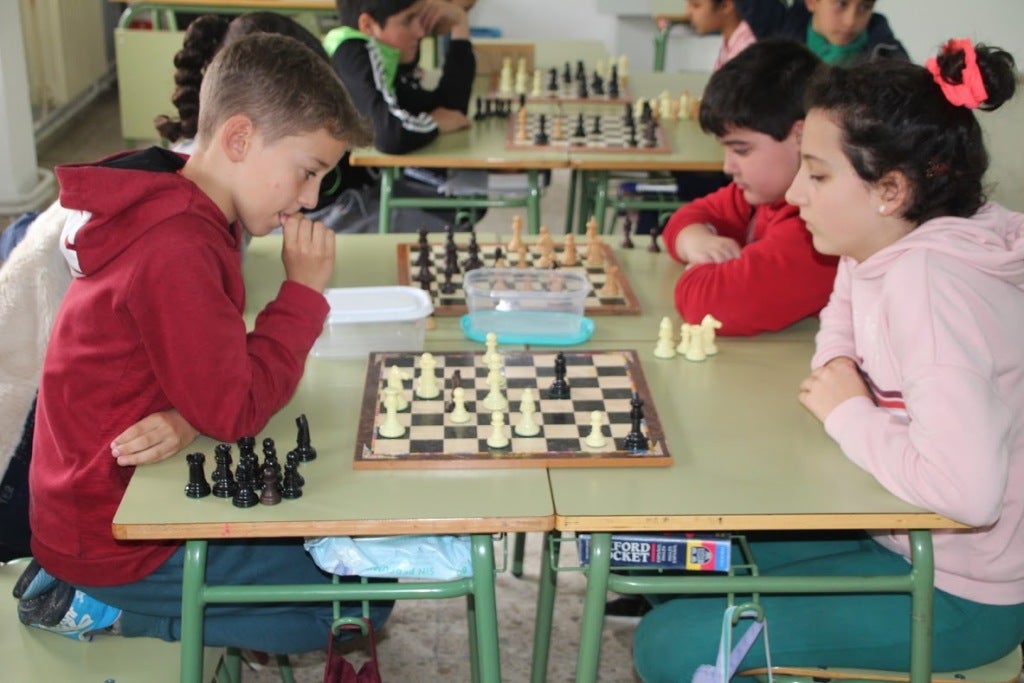 Los alumnos del Gregoria Collado mejoran sus capacidades jugando al ajedrez