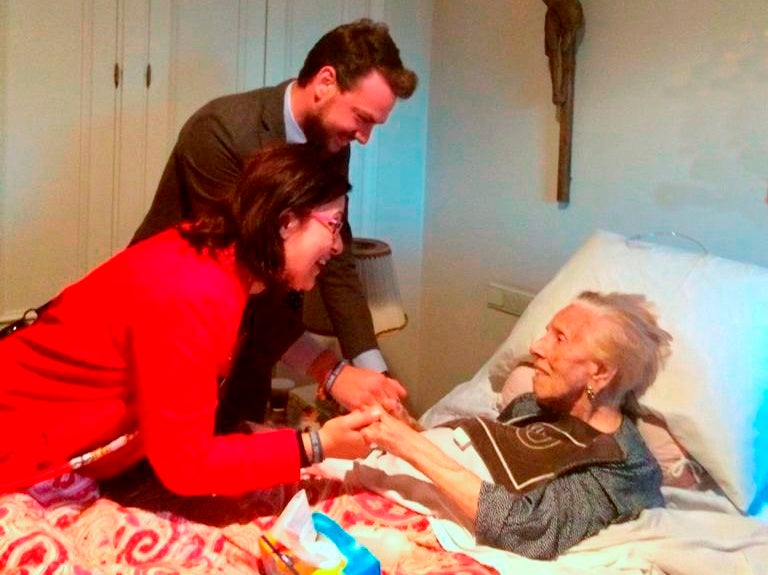 La escritora María Antonia Morales, primera universitaria jaraiceña, cumple 103 años