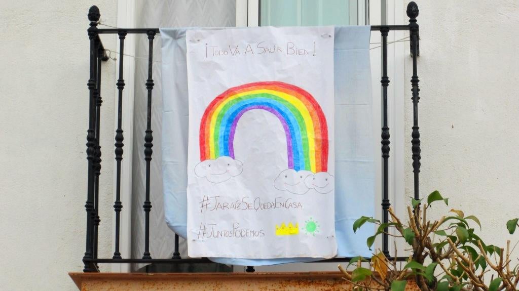 La Universidad Popular de Jaraíz promueve la campaña 'Dibuja tu arco iris'