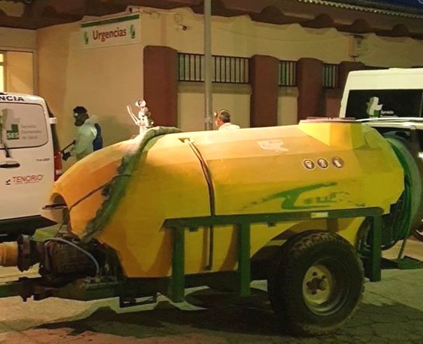 El Ayuntamiento vuelve a desinfectar las zonas de más actividad