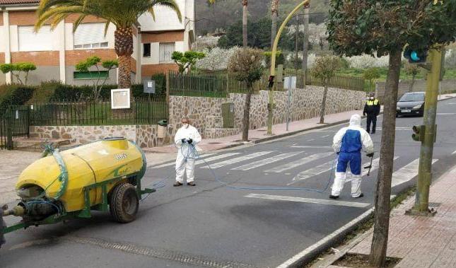 Los trabajos de desinfección se realizarán en horario de tarde-noche