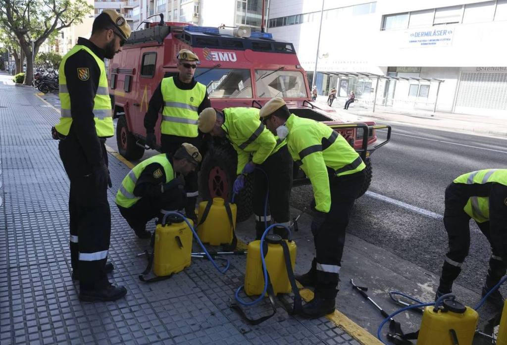 La UME desinfectará la residencia de mayores