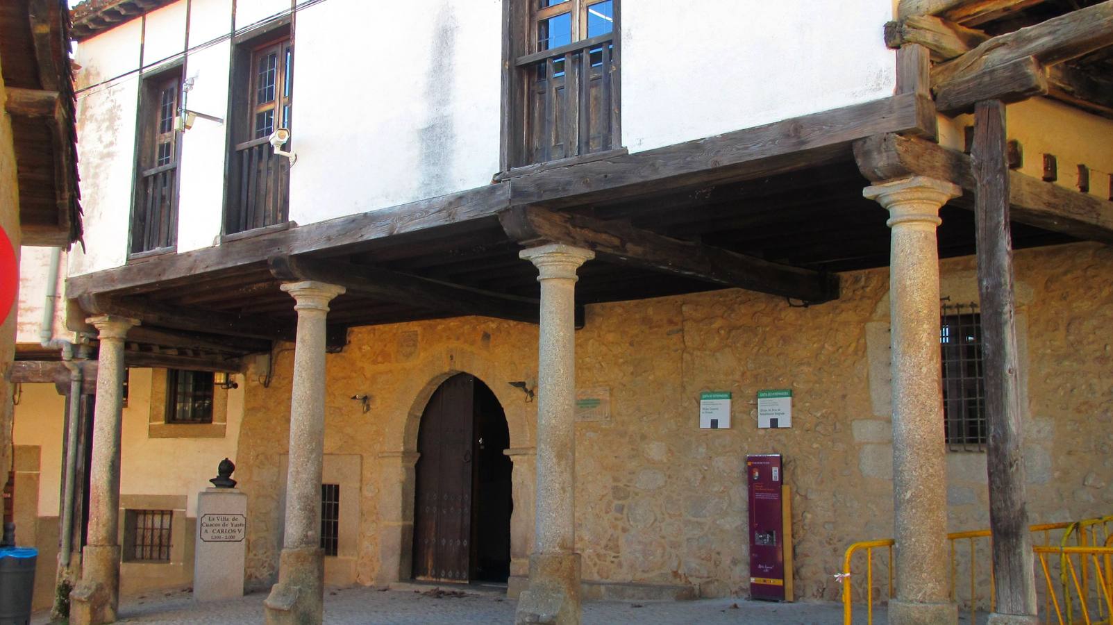 Casa de Jeromín de Cuacos de Yuste, sede de la Mancomunidad. 