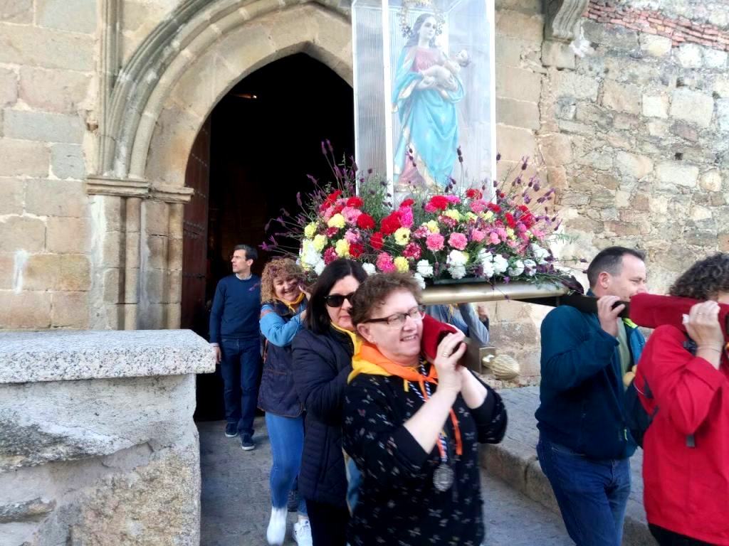 Día la de romería de la Patrona, sin peregrinos ni convivencia en el paraje de la dehesa
