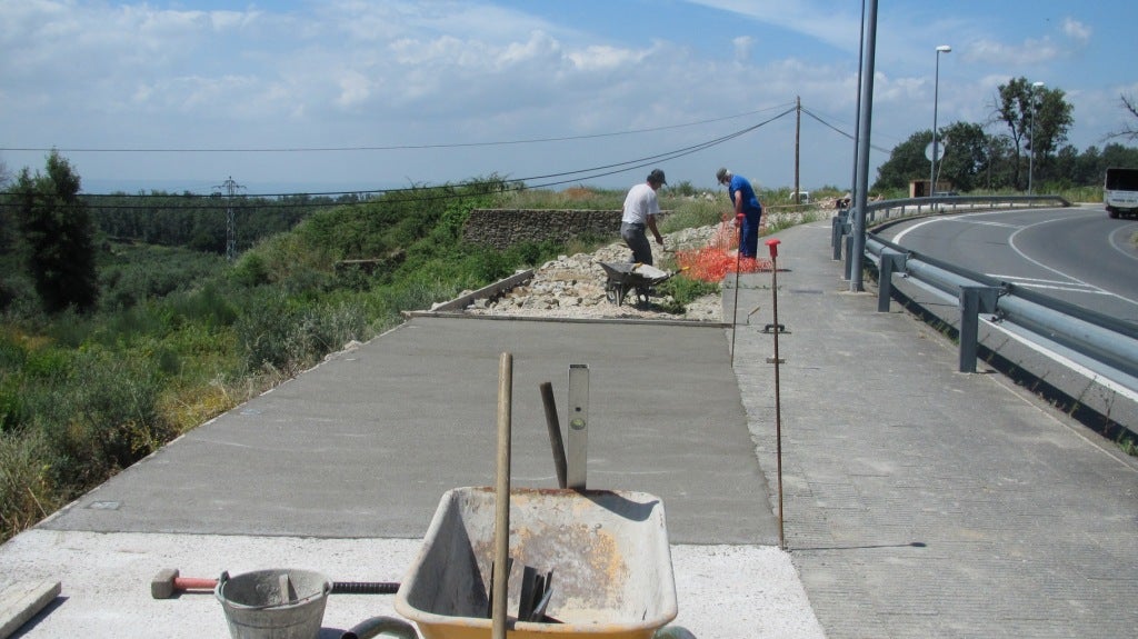 Las obras del carril bici entre Jaraíz y Torremenga se reanudan