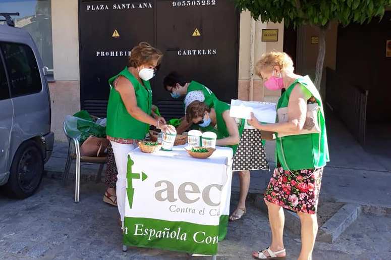 Cuestación de la Asociación Española Contra el Cáncer