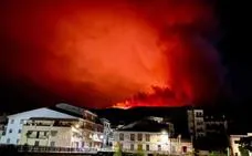 El incendio que comenzó anoche en el Valle del Jerte afecta también a La Vera