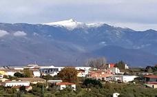 Primera nevada otoñal en la sierra de Gredos
