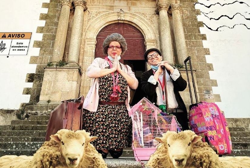 Hoy, representación de la divertida comedia 'Paulina y Catalino de oficio peregrinos'