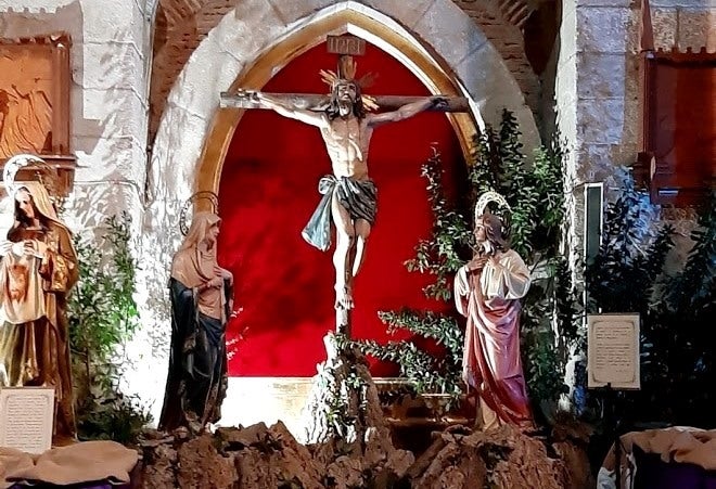 La Pasión a través de las imágenes, en la iglesia de Santa María