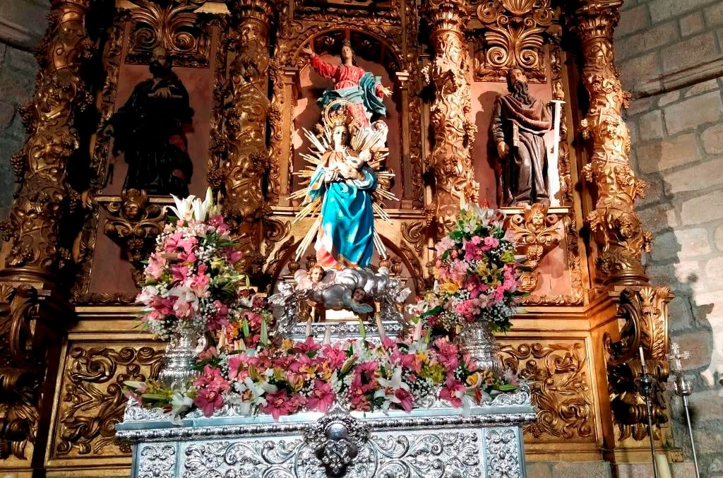 La Virgen del Salobrar ya está en la iglesia de Santa María