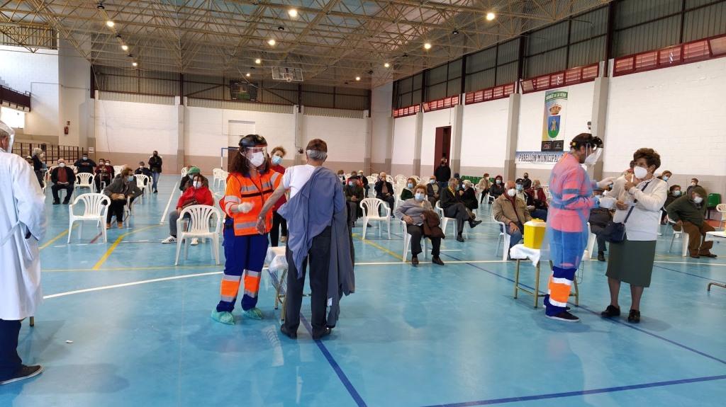 Se vacunan más de 850 personas de la Zona de Salud de Jaraíz