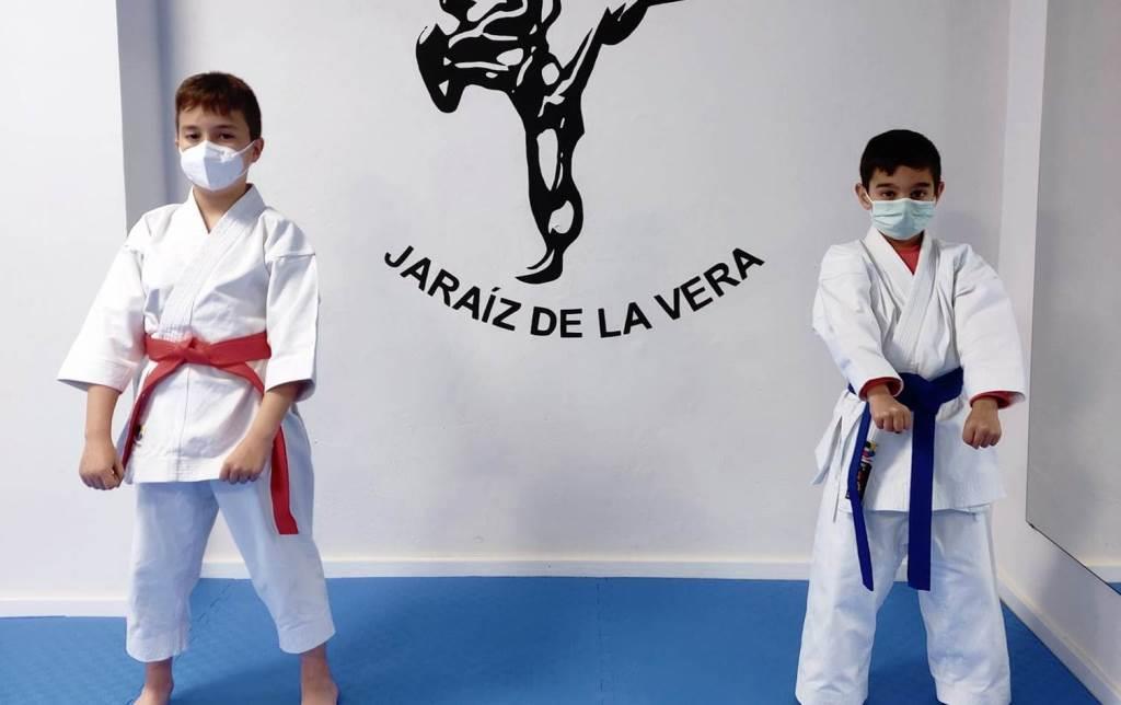 Darío Vallinot y Ernesto Marcos, karatecas jaraiceños en el Campeonato de España Infantil