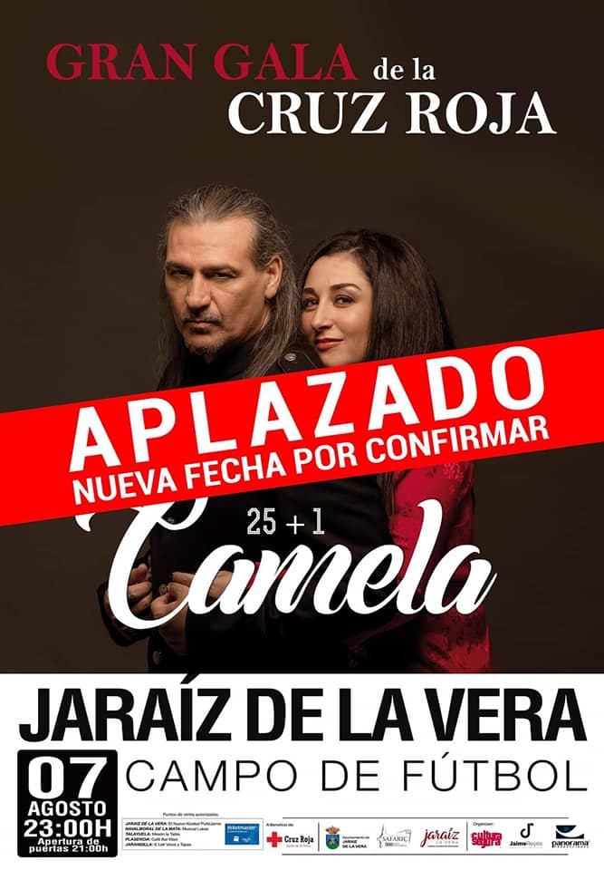 El concierto de Camela se aplaza por la situación epidemiológica del municipio