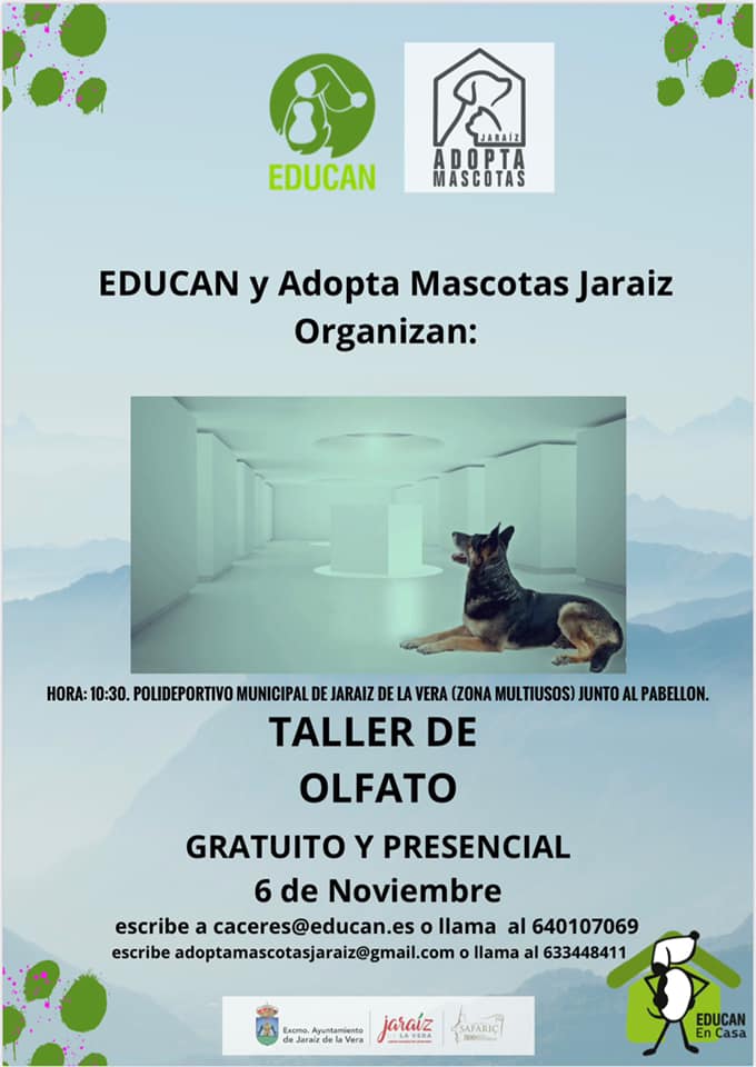 Mañana sábado habrá un taller del olfato en el polideportivo municipal