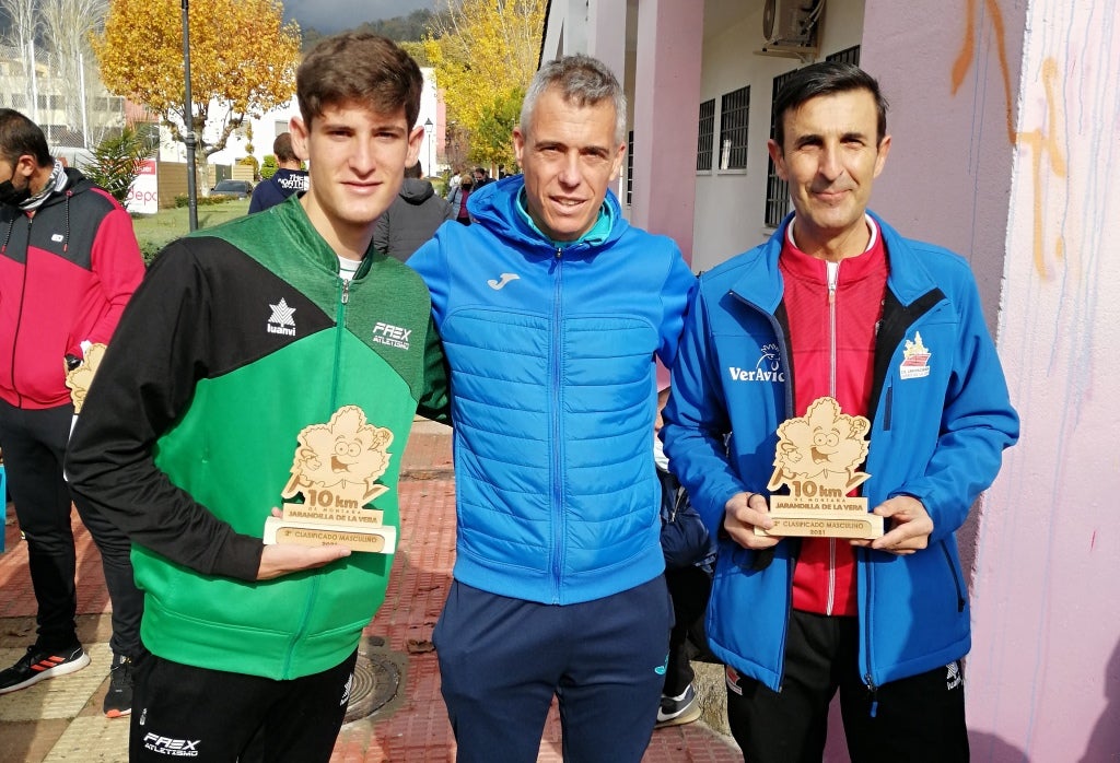 Podio para los jaraiceños Nahum Melchor, Alán Otero y Juanjo Hernández