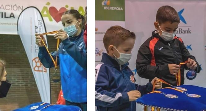 Darío Vallinot e Inés Muñoz, bronce en la Liga Nacional de Karate