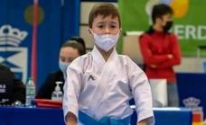 Ernesto Marcos Alegre, cuarto en el Campeonato Infantil de la Liga Nacional de Karate