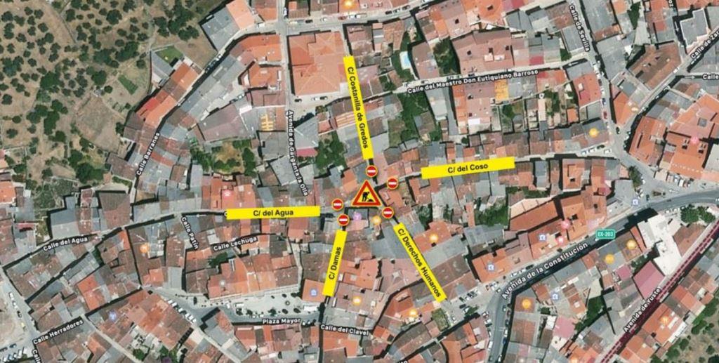 Mañana jueves se cortará la circulación en varias calles por obras