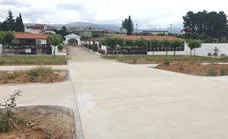 Terminadas las obras de ampliación de la calle principal del cementerio nuevo