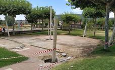 Comienzan las obras de renovación del área infantil del parque La Laguna