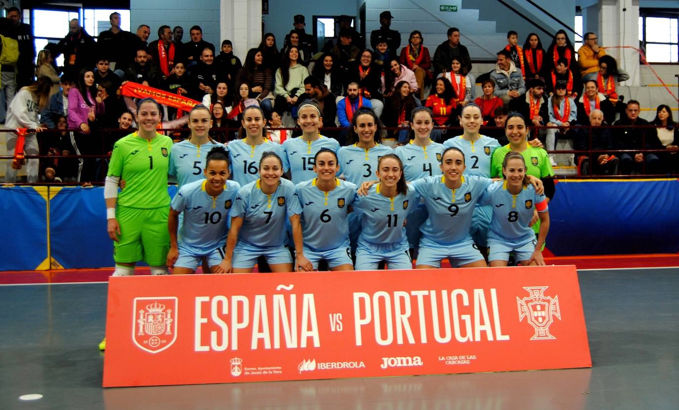 La selección femenina de fútbol sala vuelve a ganar a la portuguesa