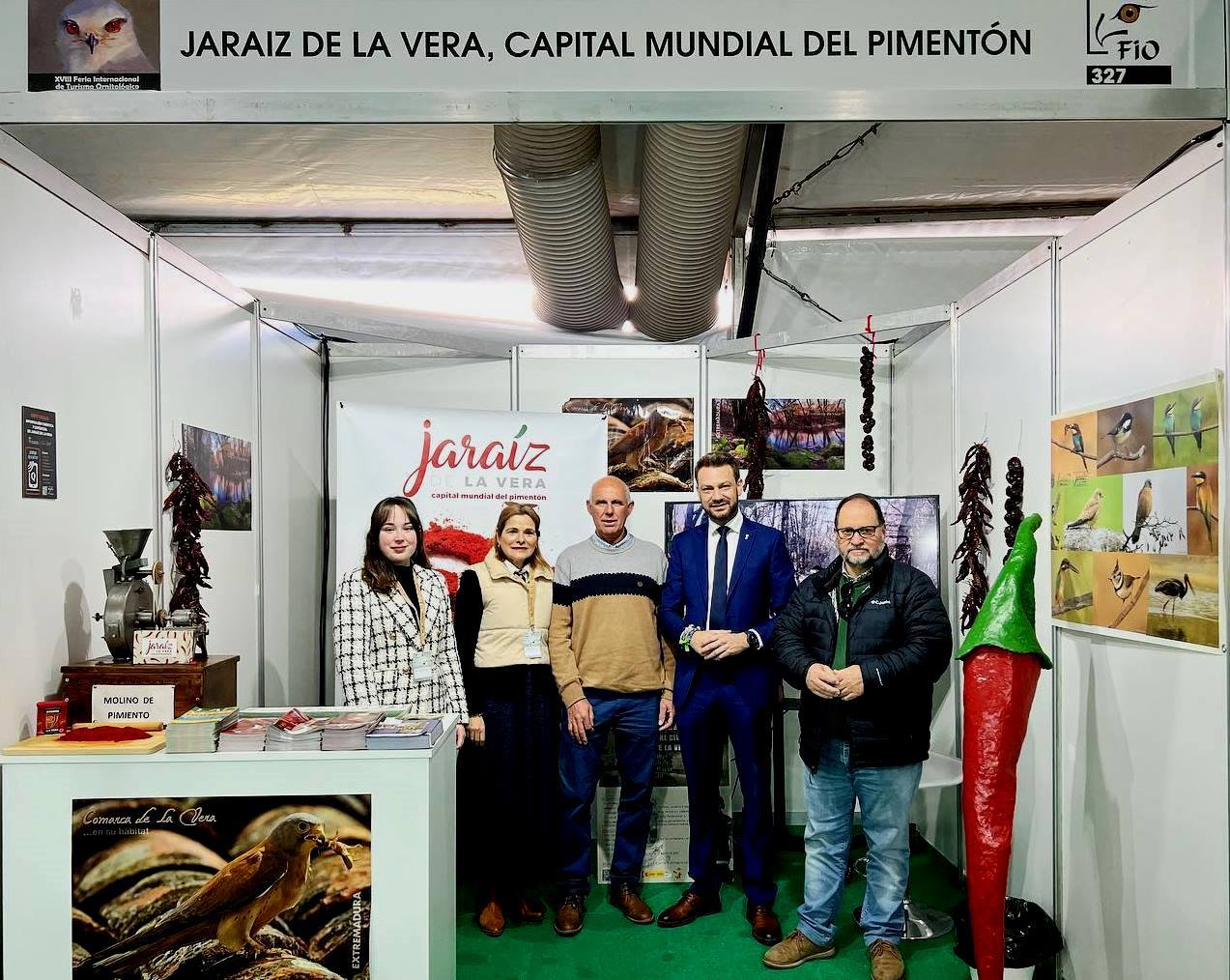 Jaraíz promociona sus atractivos en la Feria Internacional de Turismo Ornitológico