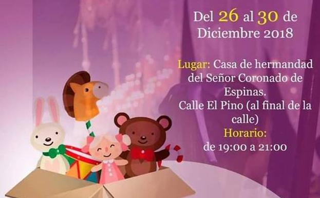 El Grupo Joven de la Cofradía del Coronado emprende una recogida solidaria de juguetes