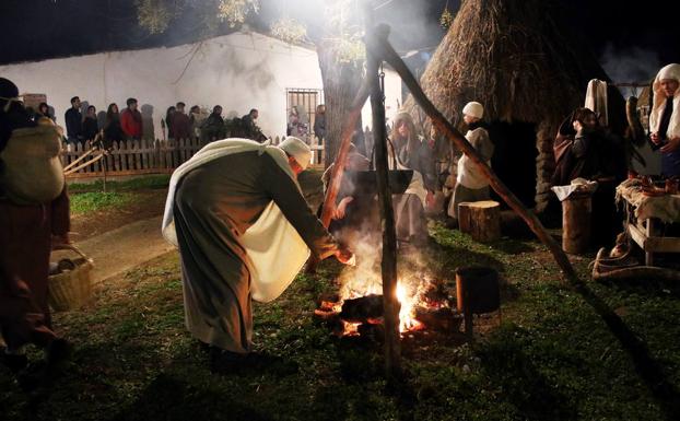 El Belén viviente de La Bazana ofrece este sábado la postal más entrañable del suroeste extremeño