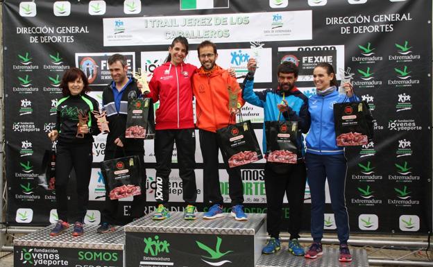 Daniel Remón y Beatriz González, vencedores del I Trail Jerez de los Caballeros- 'Sierra San José'