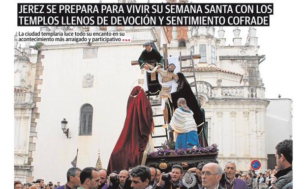 El nº 79 de HOY Jerez sale a la calle con el protagonismo de la Semana Santa en su portada