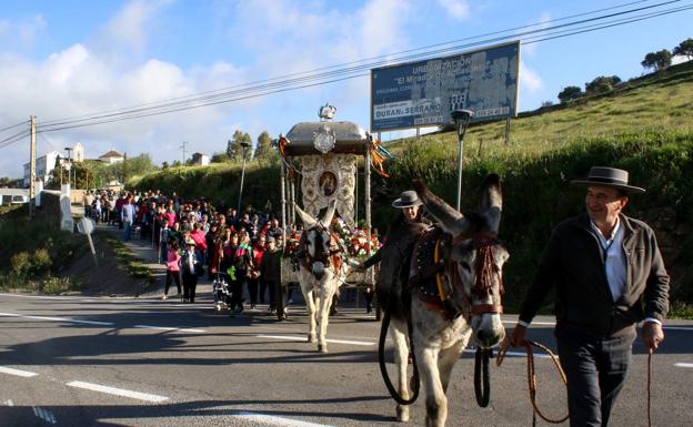 La Romería en honor de Nuestra Señora de Aguasantas se celebra este sábado, 27 de abril