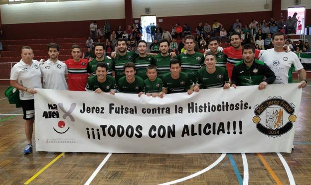 El Jerez Futsal suma para ganar la batalla a la Histiocitosis