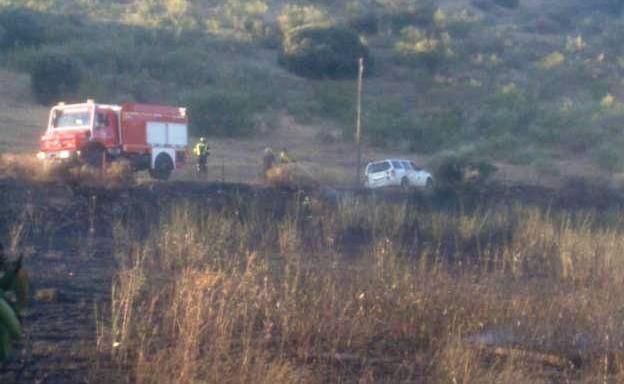 Estabilizado el incendio que se ha declarado este domingo en Jerez de los Caballeros