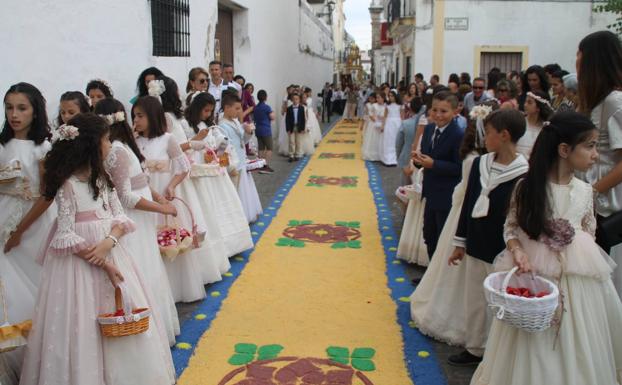 Hermosa y solemne celebración del Corpus Christi en Jerez de los Caballeros