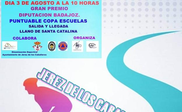 Jerez acoge la 3ª prueba del Gran Premio Diputación de Badajoz Copa Escuelas de ciclismo en carretera