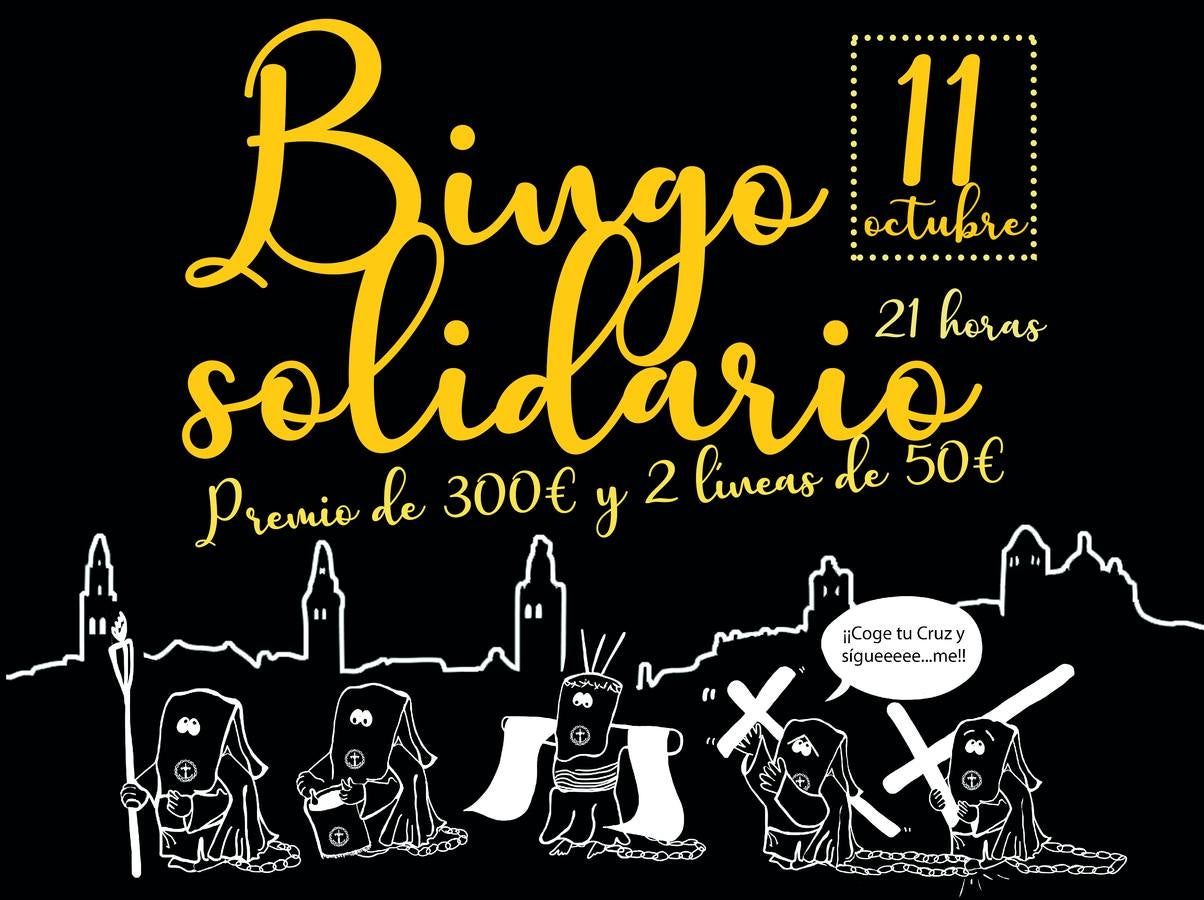 La Hermandad de Penitentes celebra este viernes, 11 de octubre, su I 'Bingo Solidario'