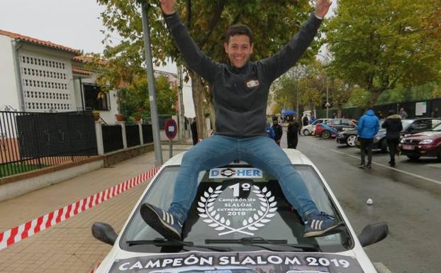 José Joaquín Gómez, vencedor del campeonato regional de Slalom 2019