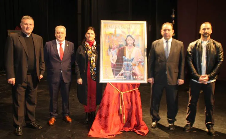 La luz y el júbilo del Domingo de Ramos protagonizan el cartel de la Semana Santa de Jerez de los Caballeros 2020