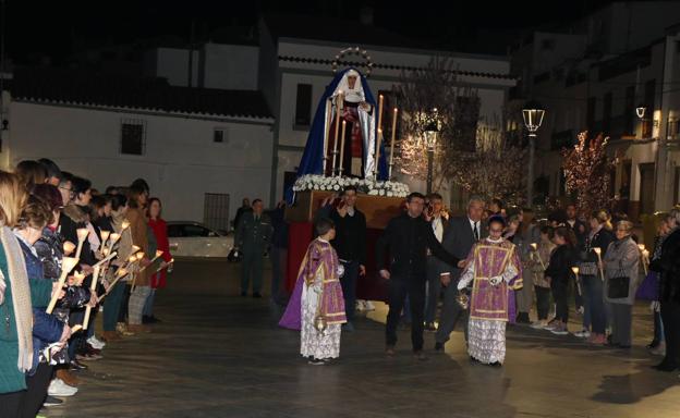 Los titulares del Coronado ya están en Los Mártires y este viernes comienza el Triduo a La Amargura