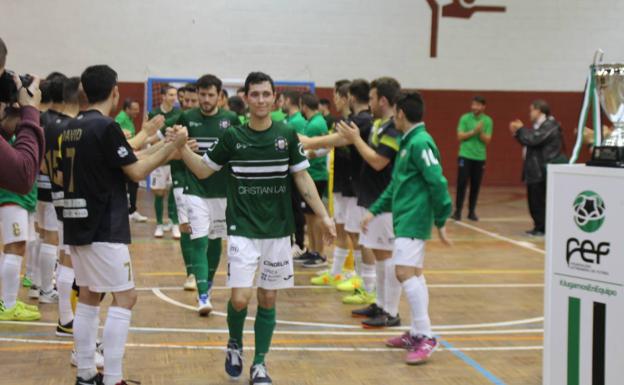 El Jerez Futsal coge impulso para lograr el triplete en la Copa de Extremadura