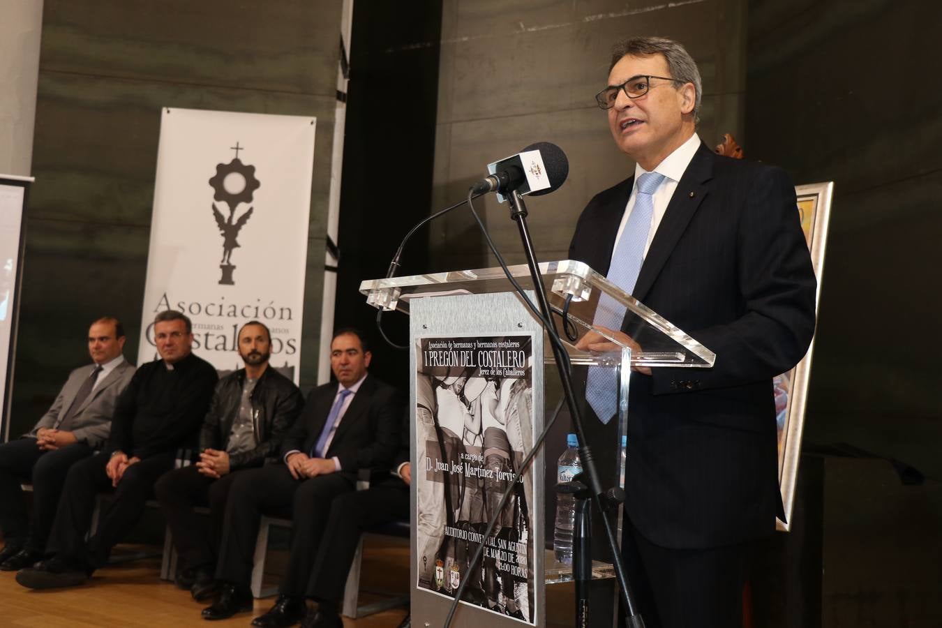 Juan José Martínez Torvisco ensalza con emoción el sentimiento costalero y la unión en torno al Paso