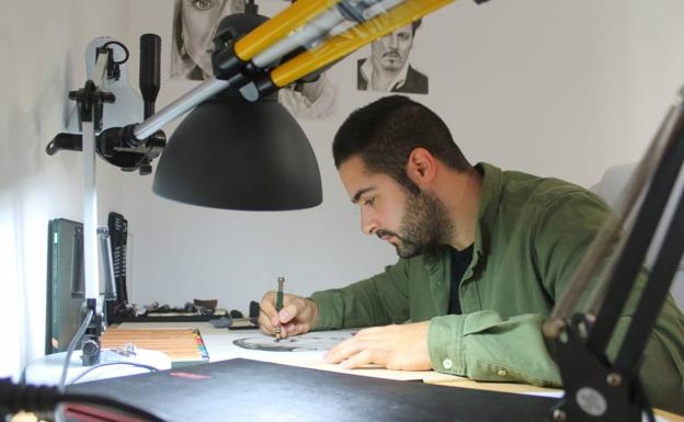 Alberto Hernández da vida a sus pinceles en tiempo de cuarentena y comparte su arte