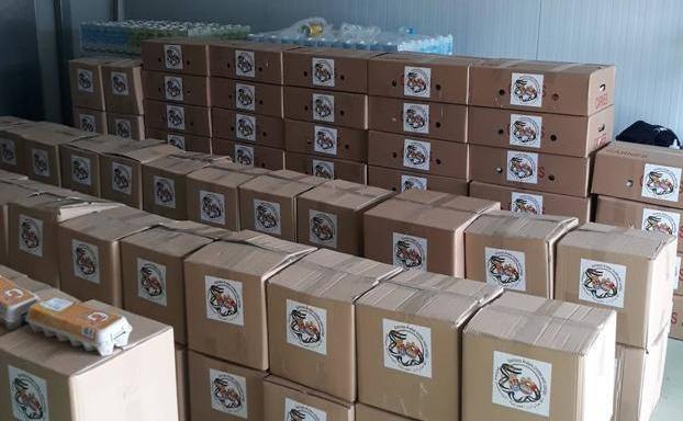 Jerez recibe 40 lotes de productos de primera necesidad gracias a una donación desde los Emiratos Árabes Unidos