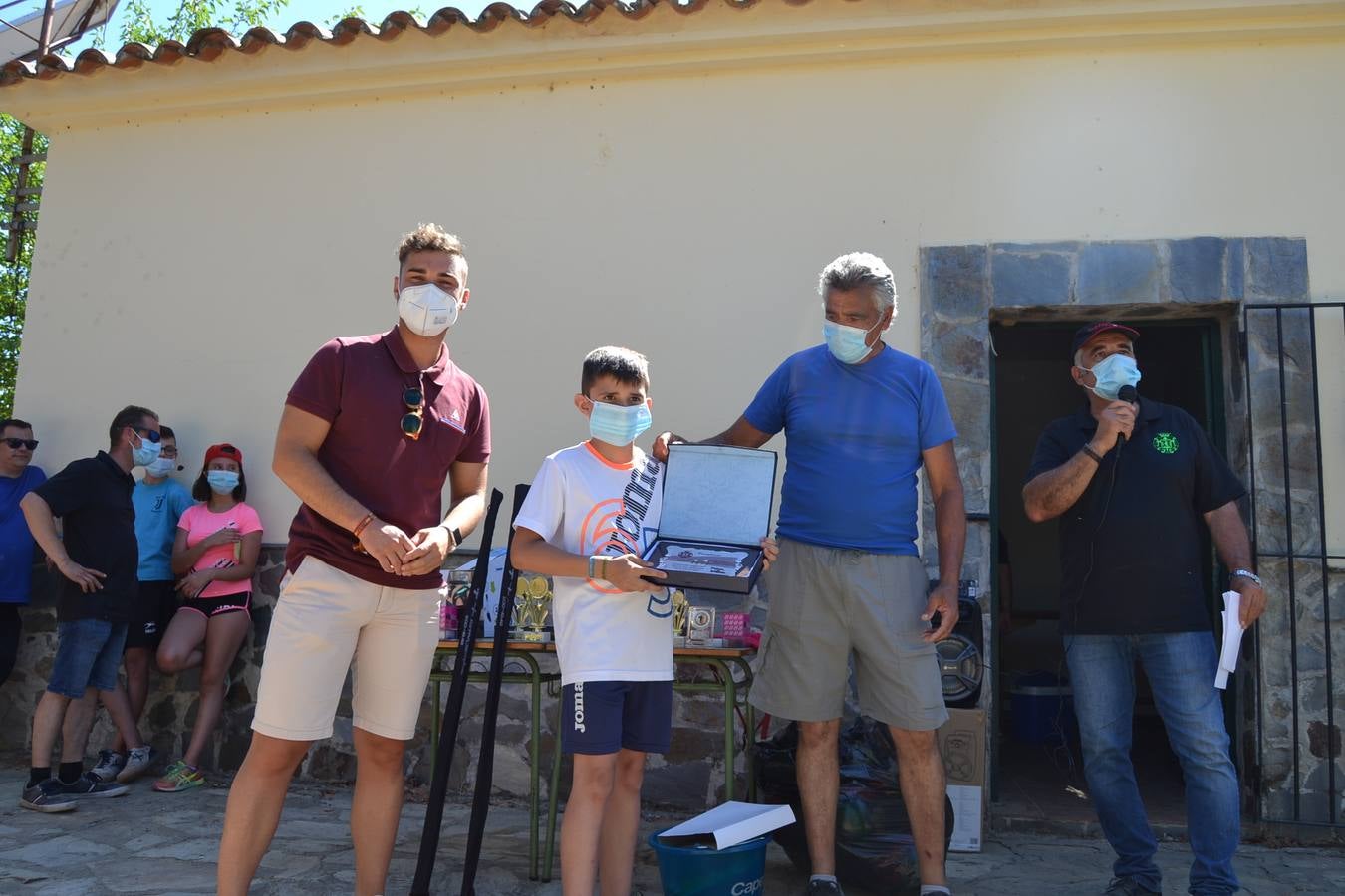 Sergio Márquez García, ganador del Concurso Infantil de Pesca 'Charca de la Albuera'