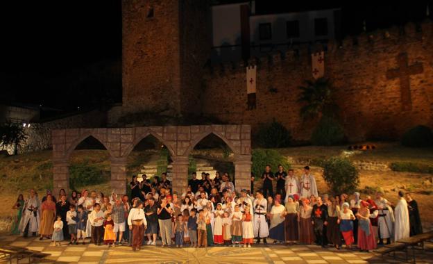 El teatro, eje del Festival Templario y medio para narrar la Historia del Temple en Jerez de los Caballeros