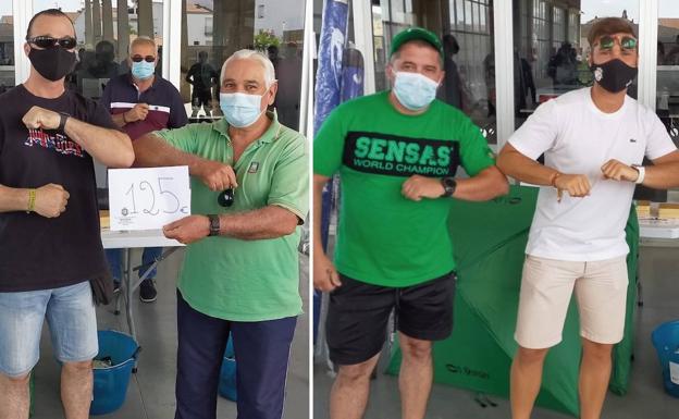 José Gordillo y Dionisio Hernández ganan el 'XIII Concurso Social Nocturno' celebrado en el embalse de Valuengo