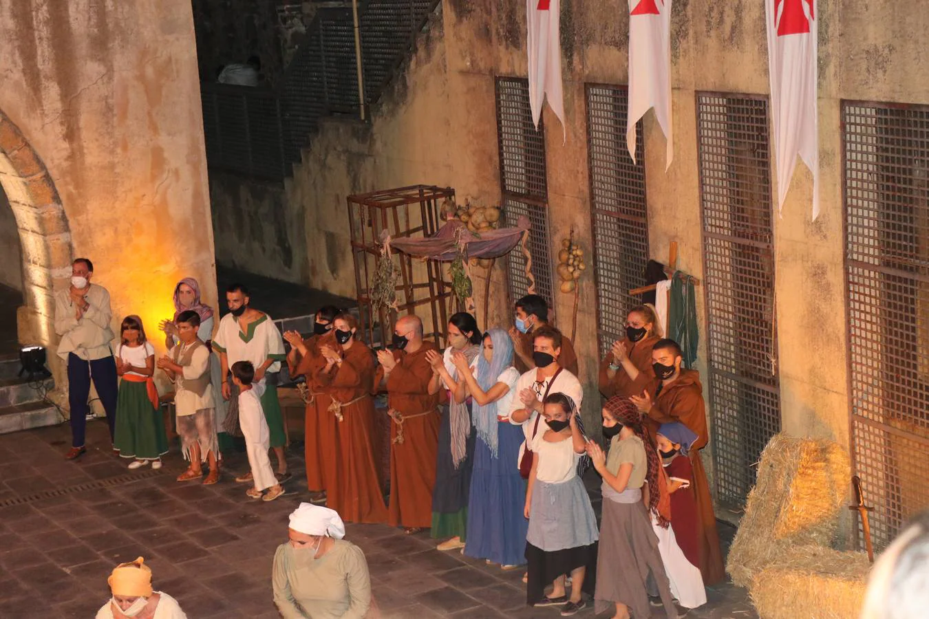 Aplausos para 'Jerez a Escena' en su propuesta teatral para revivir el espíritu del Festival Templario