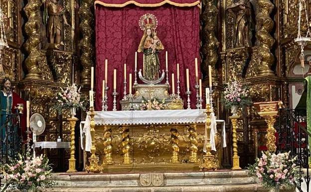 Este domingo comienza la novena en honor de la Virgen de Aguasantas, patrona de Jerez de los Caballeros