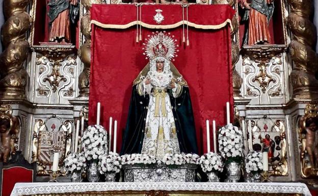 El triduo en honor de la Esperanza Macarena comienza, este viernes, en la iglesia de San Bartolomé